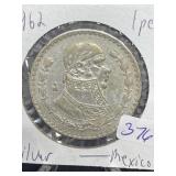 1962 MEXICO SILVER PESO