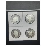 (4) 2015 SILVER EAGLES 1 TROY OUNCE 4 X