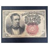 U.S. FRACTIONAL CURRENCY 5TH SERIES 1874-1876 10