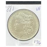 1881 MORGAN SILVER DOLLAR