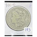 1900-O MORGAN SILVER DOLLAR