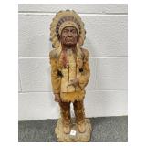 NATIVE AMERICAN INDIAN COMPOSITE STATUE-APPROX.