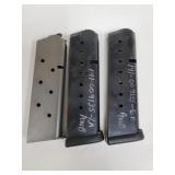 3 - .45 AUTO MAGAZINES