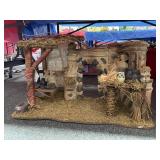 NATIVITY SCENE STABLE - NO FIGURINES