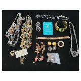 COSTUME JEWELRY: BRACELETS, NECKLACES - ETC..