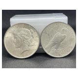 ROLL OF (20) 1922 PEACE SILVER DOLLARS