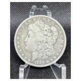 1889-O MORGAN SILVER DOLLAR