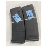 (2) PMAG 30 - 30 ROUND 5.56MM MAGAZINES - EMPTY