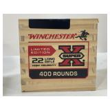 400 ROUNDS WINCHESTER SUPER X .22 LR AMMUNITION