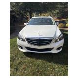 2014 MERCEDES E350  WHITE  4 DOOR AUTO LEATHER