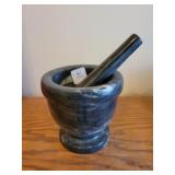 MARBLE MORTAR & PESTLE