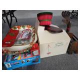 SMALL LOT OF CHRISTMAS ITEMS-COOKIES FOR SANTA