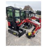 MIVA MINI EXCAVATOR 13.5HP GAS WITH ROPS