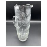 8" X 3" PITCHER - UNKNOWN MAKER AND PATTERN