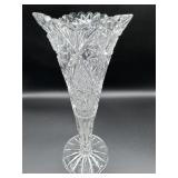 9 3/4" X 3 3/4" TRUMPET VASE - MAKER AND PATTERN