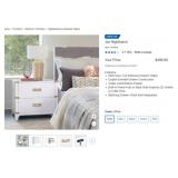 NORTHRIDGE "JAX" NIGHTSTAND - WHITE - 2 TIMES BID-