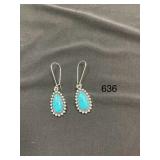 TURQUOISE COLOR EARRINGS