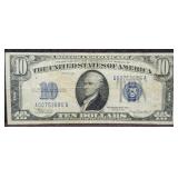 SERIES OF 1934 $10 SILVER CERTIFICATE