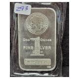 HIGHLAND MINT 1 OZ .999 FINE SILVER INGOT