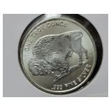 BUFFALO SILVER ROUND - 1 OZ .999 FINE SILVER