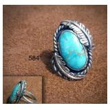 TURQUOISE COLOR  RING SIZE 6