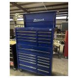 HOMAK ROLL AROUND TOOL BOX WITH KEYS