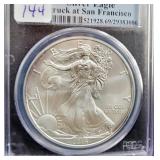 2014-S SILVER EAGLE - PCGS GRADED: MS69 -