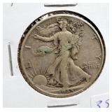 1945 WALKING LIBERTY HALF DOLLAR