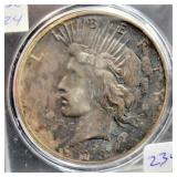 1923-S PEACE SILVER DOLLAR