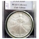 2004 SILVER EAGLE - PCGS GRADED: MS69 -