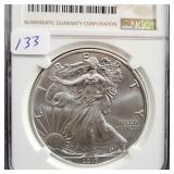 2017-S SILVER EAGLE - NGC GRADED: MS69