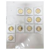 (10) PROOF SACAGAWEA DOLLAR COINS