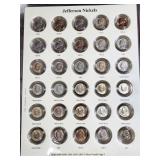 JEFFERSON NICKEL BOOK - 1938 - 1994 -