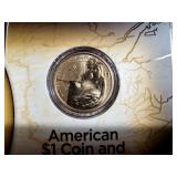 2014 LEWIS & CLARK $1 COIN & CURRENCY SET