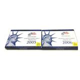 x2- Proof sets: 2005, 2006- x2 sets -Sold by the