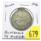 1946 Guatemala 1/4 Quetzal