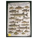 Freshwater Game Fish of the Northeast tin sign,