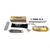 Lot: 2-NRA Folding Knives includes 2-blade