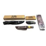 Lot: NWTF Knives includes 1-blade folding knife