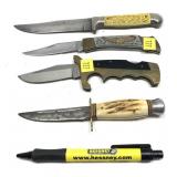 Lot, 2 1-blade folding knives, Imperial hunting