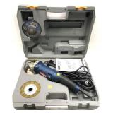 Ryobi 4 1/2" angle grinder with accessories in