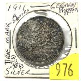 1911 German 3 marks