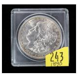 1890 Morgan dollar, BU