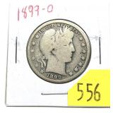 1899-O Barber half dollar