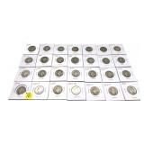 x28- Quarters, 90% silver - x28 quarters -Sold by