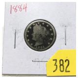 1884 Liberty Head nickel