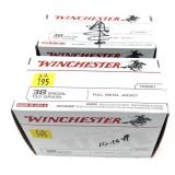 x2- Boxes of .38 spl. 130-grain FMJ Winchester