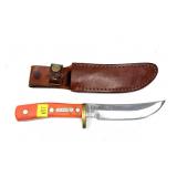 Schrade "Deerhunter" 165 DU knife with leather