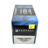 1,000 large pistol primers No. 150 Federal -