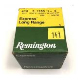 Box of .410 ga. 3" No. 6 Remington long range